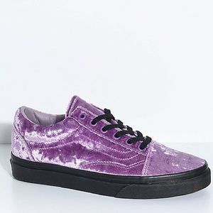 Purple Velvet Vans
